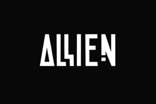 Allien: A Futuristic Font for Modern Design