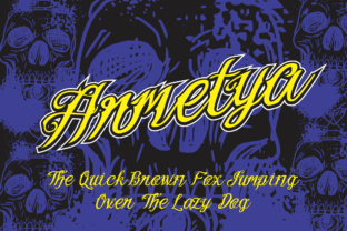 Armetya Typeface: A Bold, Masculine Script for Modern Design