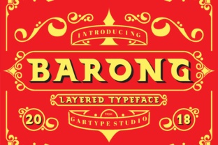 Barong: A Vintage Font with Cultural Elegance