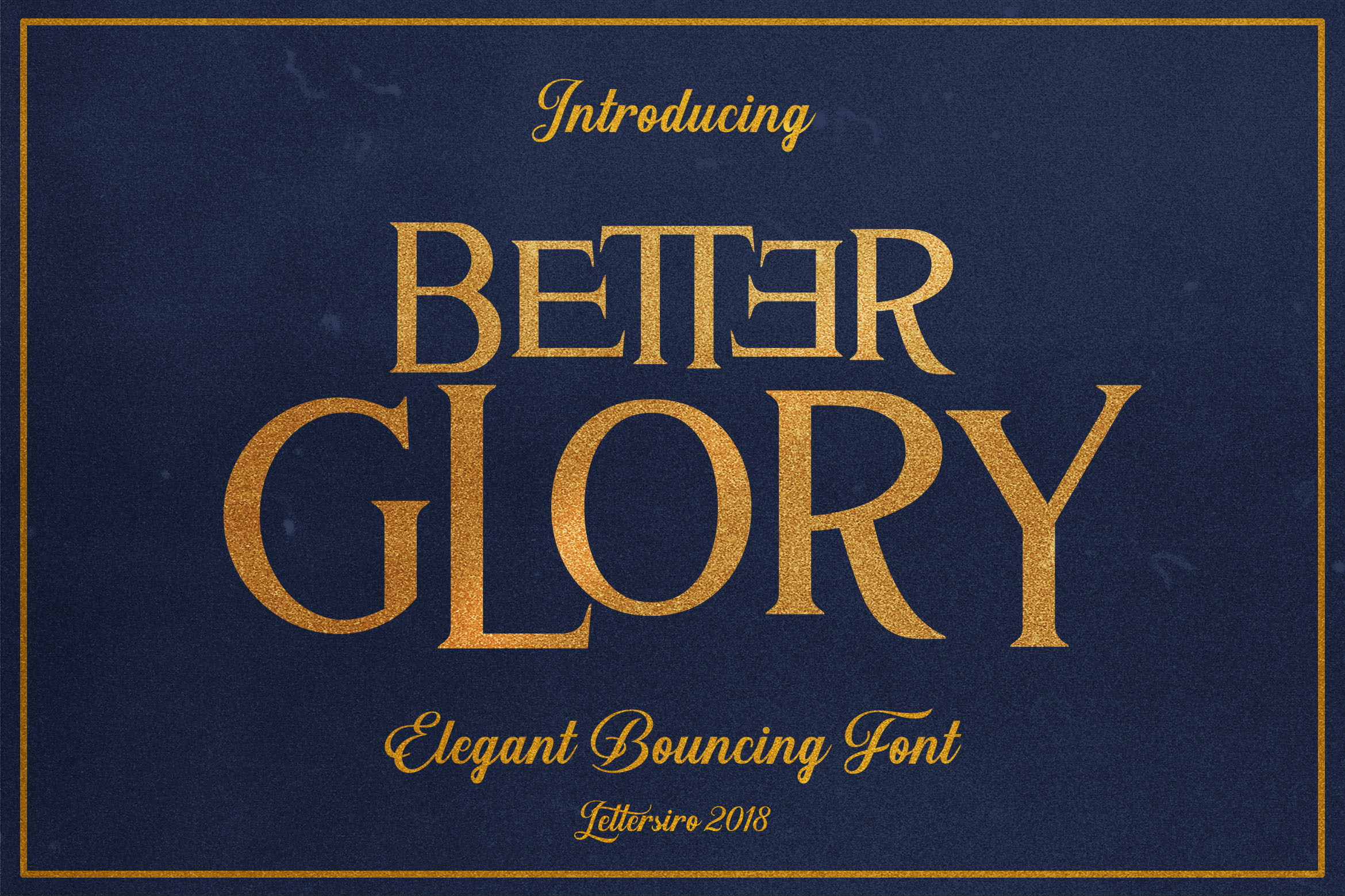 Better Glory: A Vintage Serif Font for Timeless Design