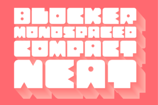 Blocker: A Bold, Modular Typographic Solution
