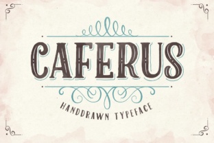 Caferus: A Layered Font for Warm, Retro-Inspired Design