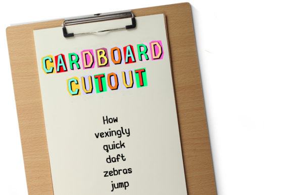 Cardboard Cutout: A Creative and Practical Design Tool
