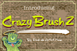 Crazy Brush: A Fun, Hand-Brushed Font for All
