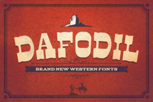 Dafodil: A Bold, Western-Inspired Font for Modern Designers