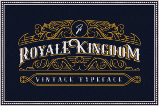 Discover the Elegance of Royale Kingdom: A Versatile Font for Vintage and Modern Designs