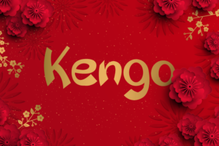Kengo: A Bold, Bouncy Font with Eastern Flair