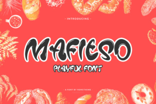Mafieso: A Playful Display Font for Creative Projects