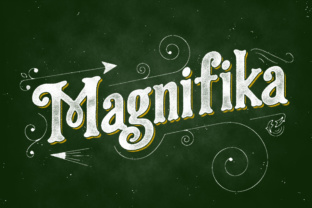 Magnifika: A Vintage Lettering Font for Timeless Design