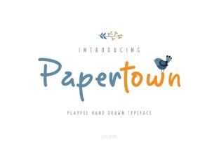 Papertown: A Playful Typography for Creative Projects