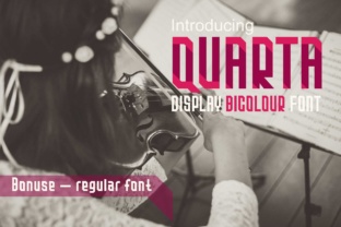 Quarta: A Modern Bicolor Font for Sleek Design Projects