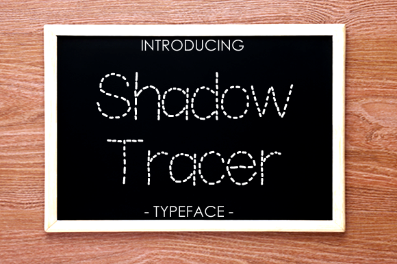 Shadow Tracer: A Dashed Font for Academic and Creative Excellence