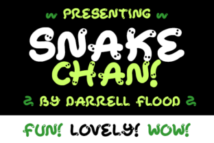 Snake Chan: A Playful Font for Creative Projects