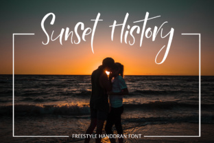 Sunset History: A Handwritten Font That Brings Warmth to Your Designs
