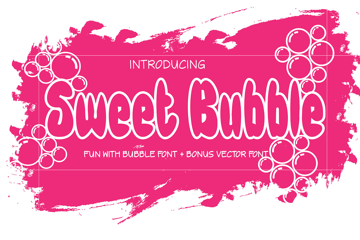 Sweet Bubble: A Playful Font for Creative Expression