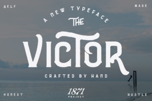 The Victor: A Versatile, Hand-Crafted Typeface for Every Project